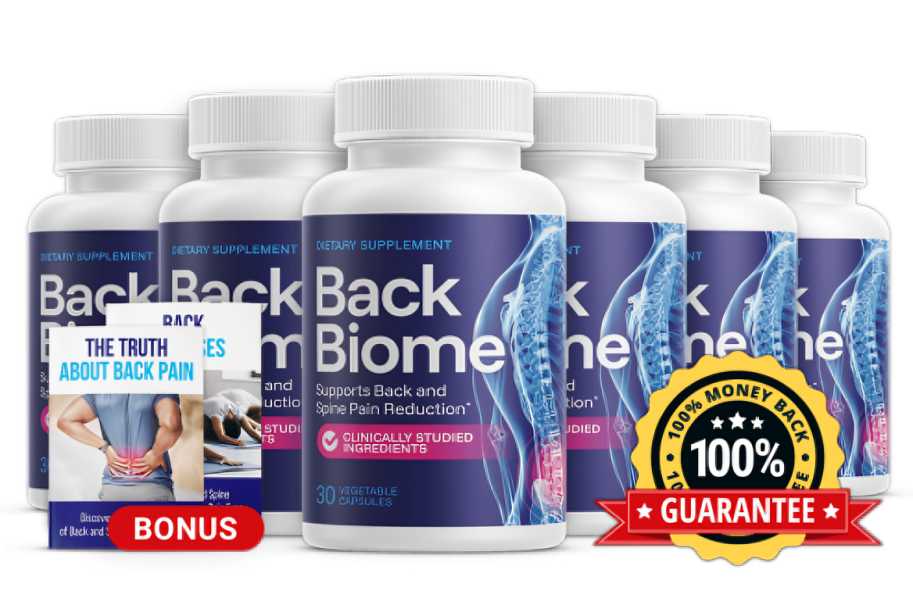 BackBiome best value multi-bottle package for long-term use
