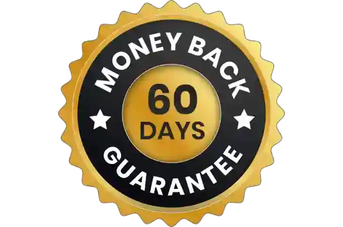 60-day money back guarantee for BackBiome dietary supplement